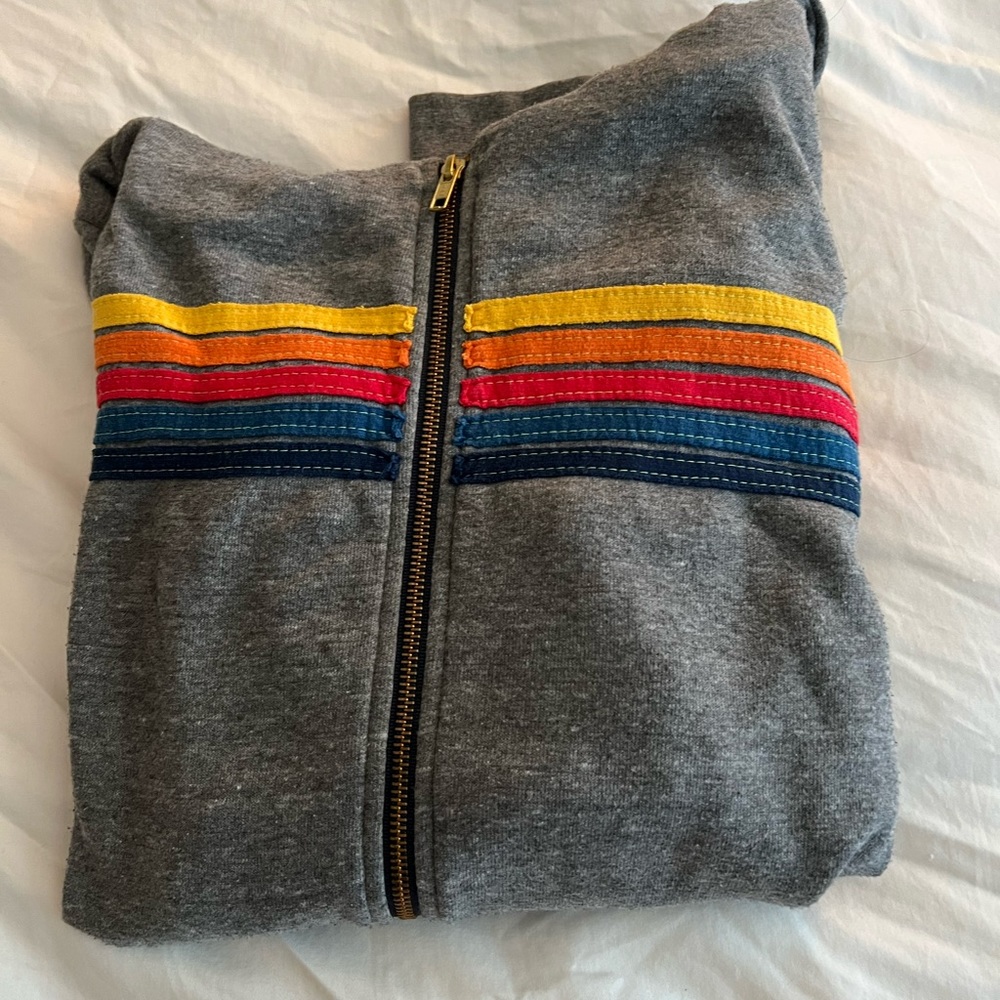 Aviator nation, zip up hoodie, size large